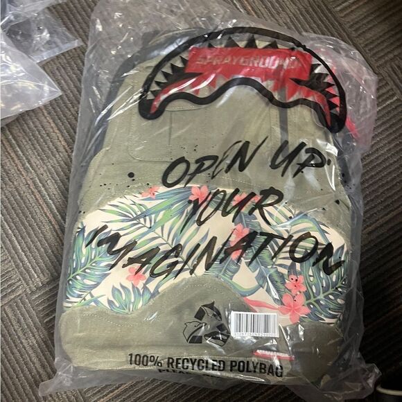 Sprayground Tropical Mirage Tactical Backpack - Picture 8 of 8